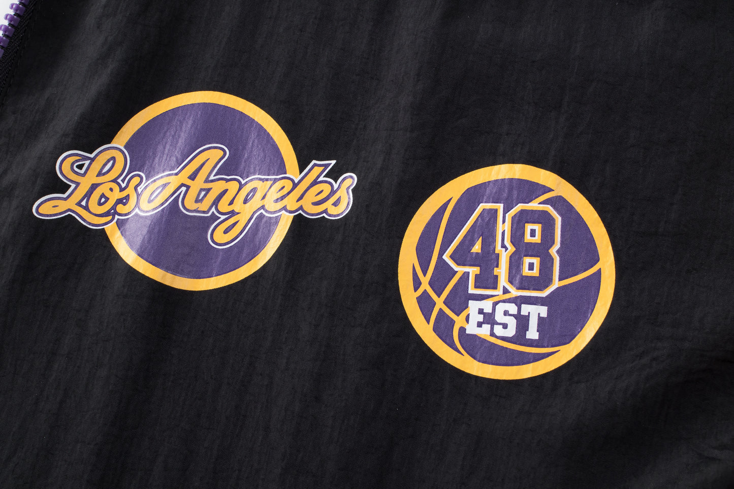 Cortaviento NBA Lakers Warm-up Negro