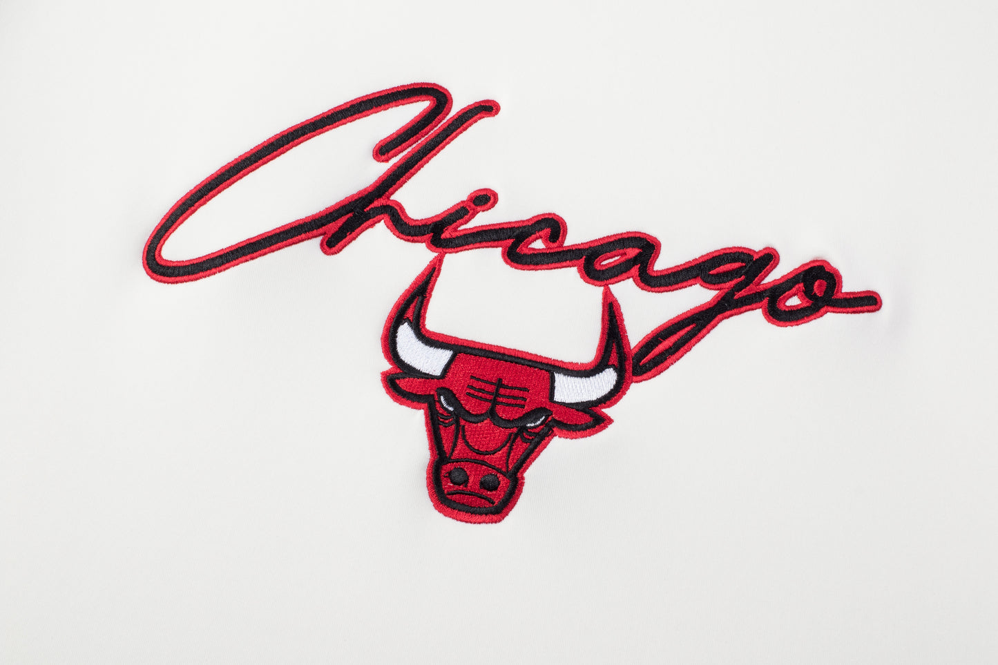 Poleron Hoddie NBA Chicago Bulls Leather Up Blanco