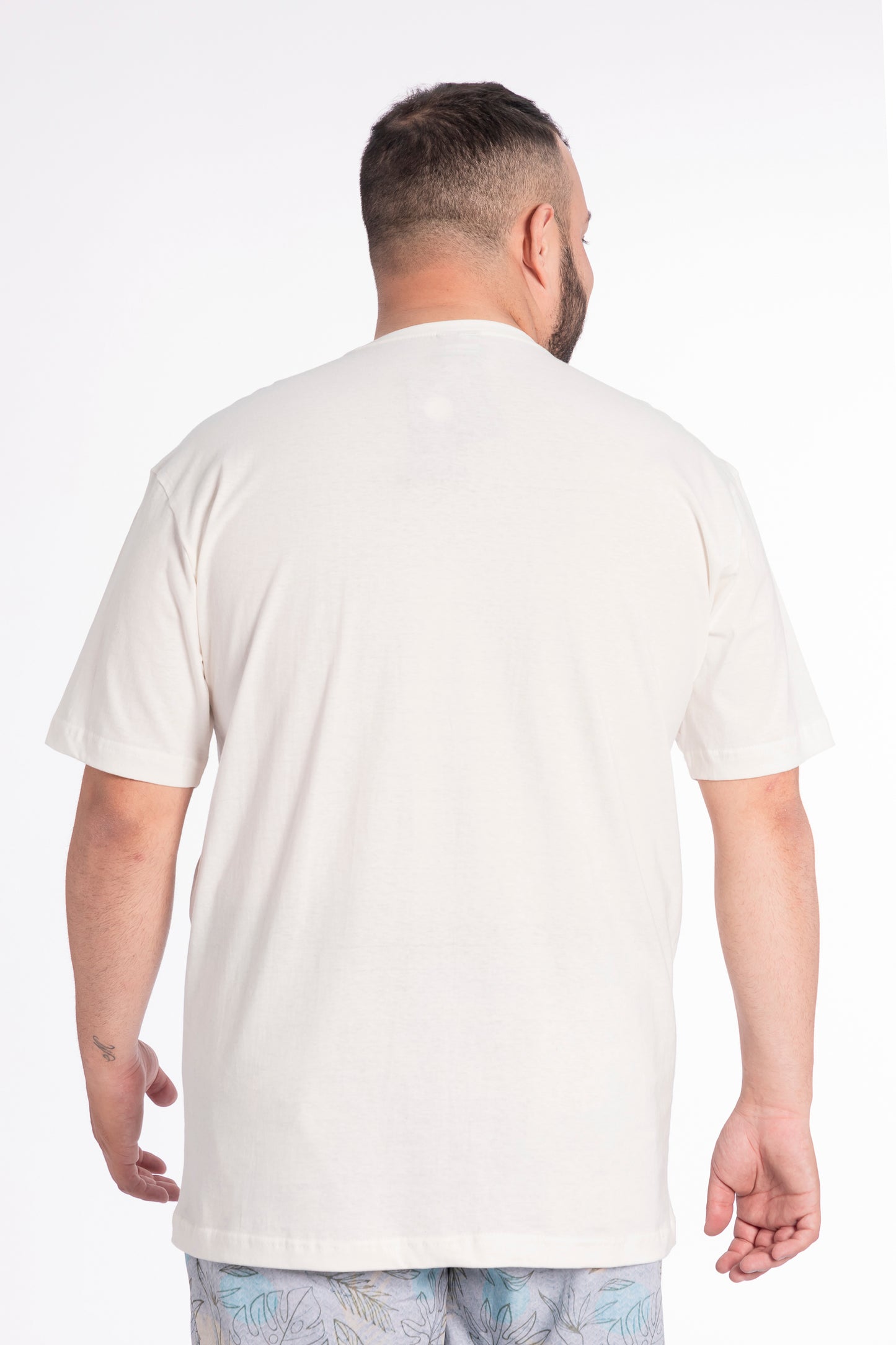 Plus Polera MC Basica Vine Blanco