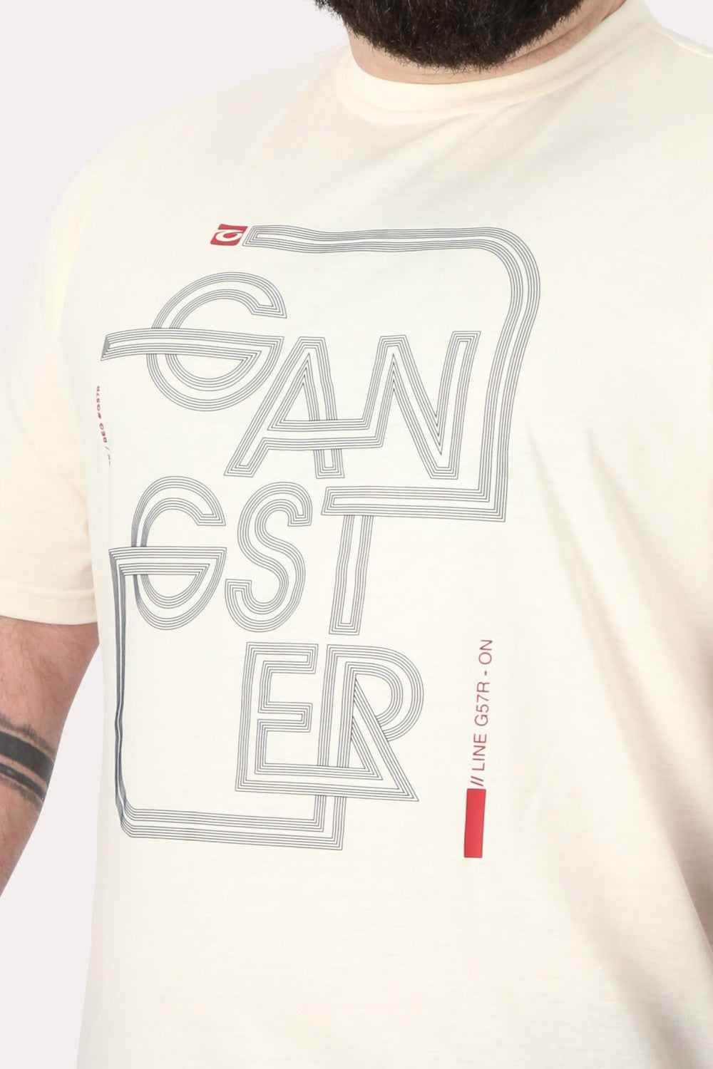 Polera Mc Básica Atalaia Blanco Gangster