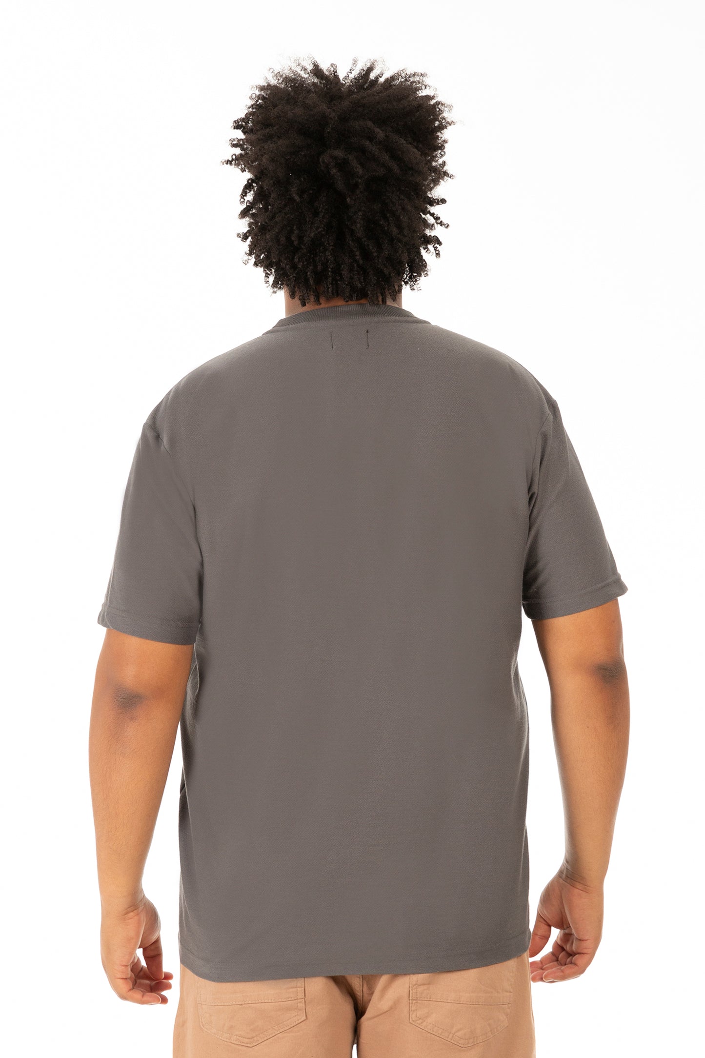 Plus Polera MC Textura Fenway Gris