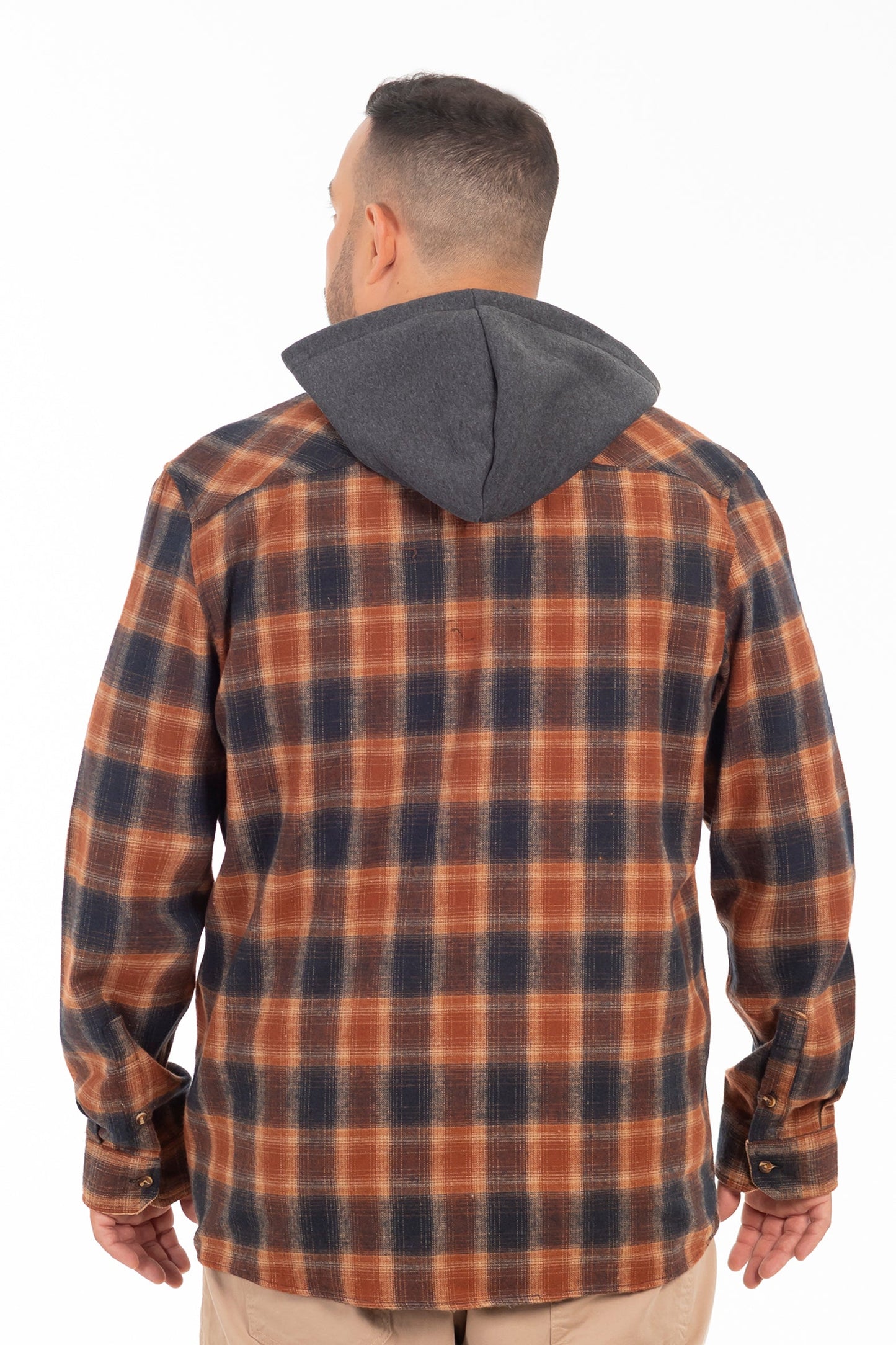 Plus Camisa Ml Franela Grizzly Cafe Gangster
