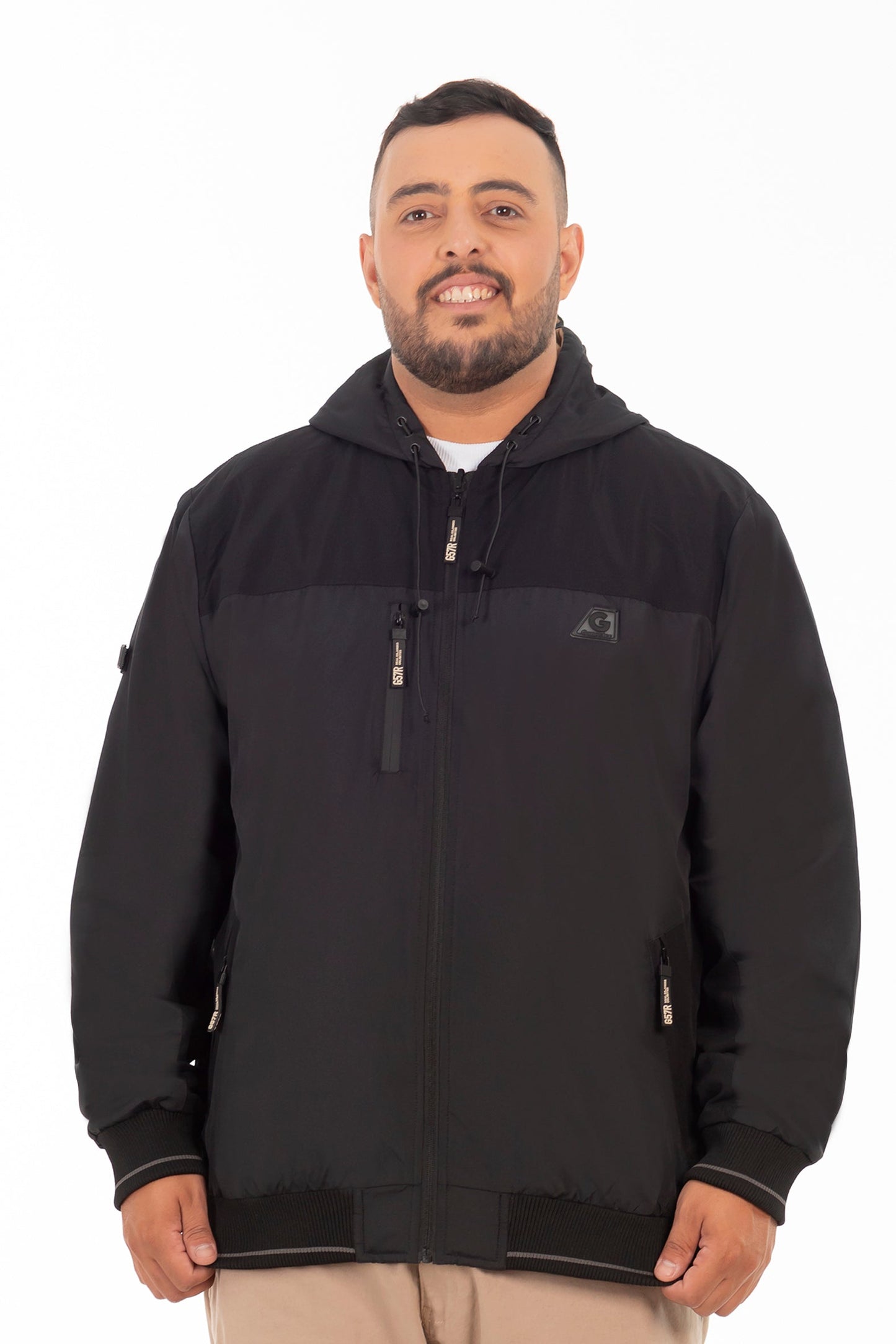 Plus Cortaviento Reversible Beacon Negro Gangster