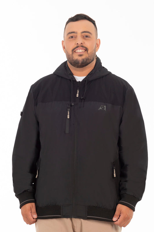 Plus Cortaviento Reversible Beacon Negro Gangster