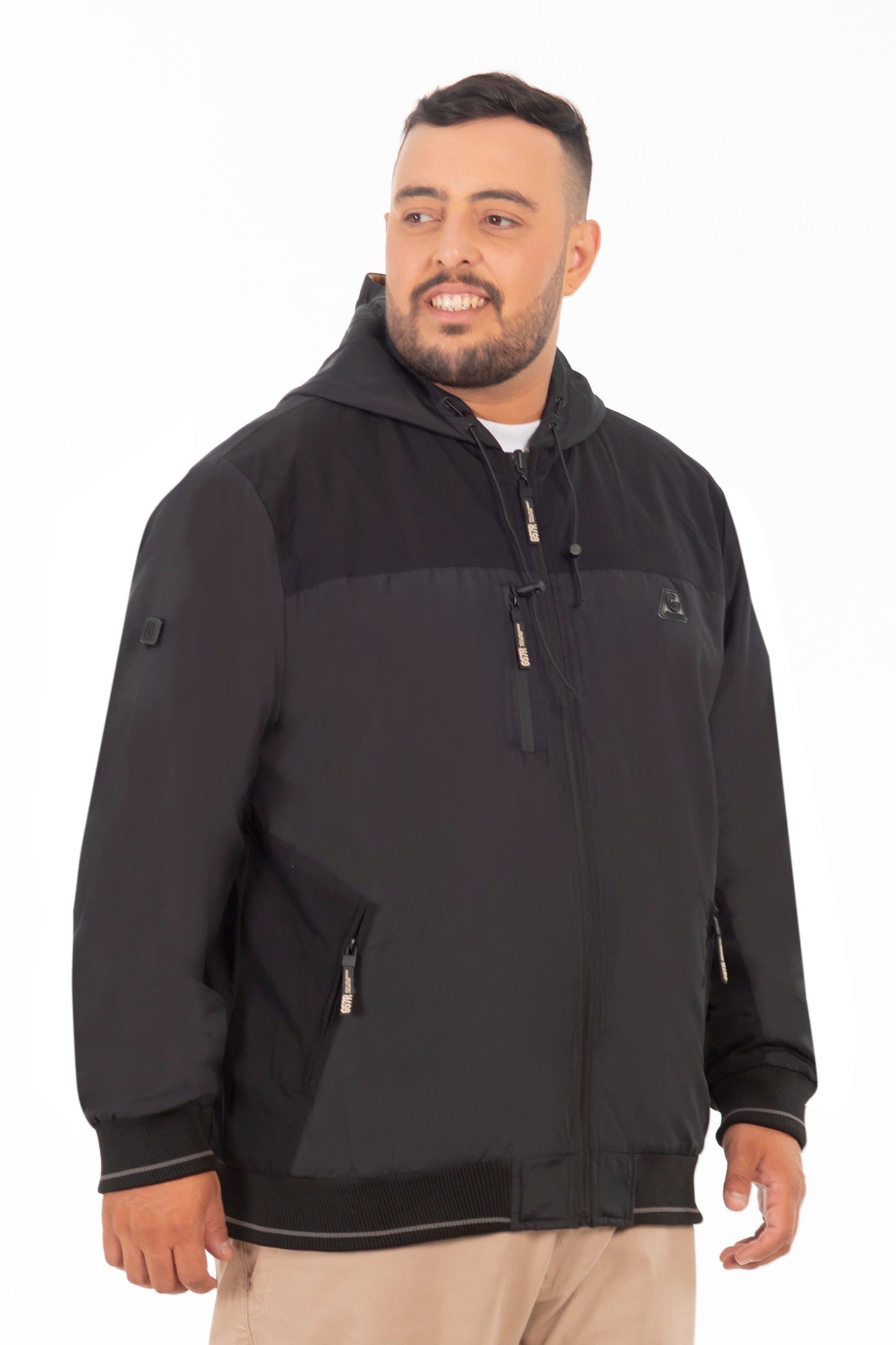 Plus Cortaviento Reversible Beacon Negro Gangster