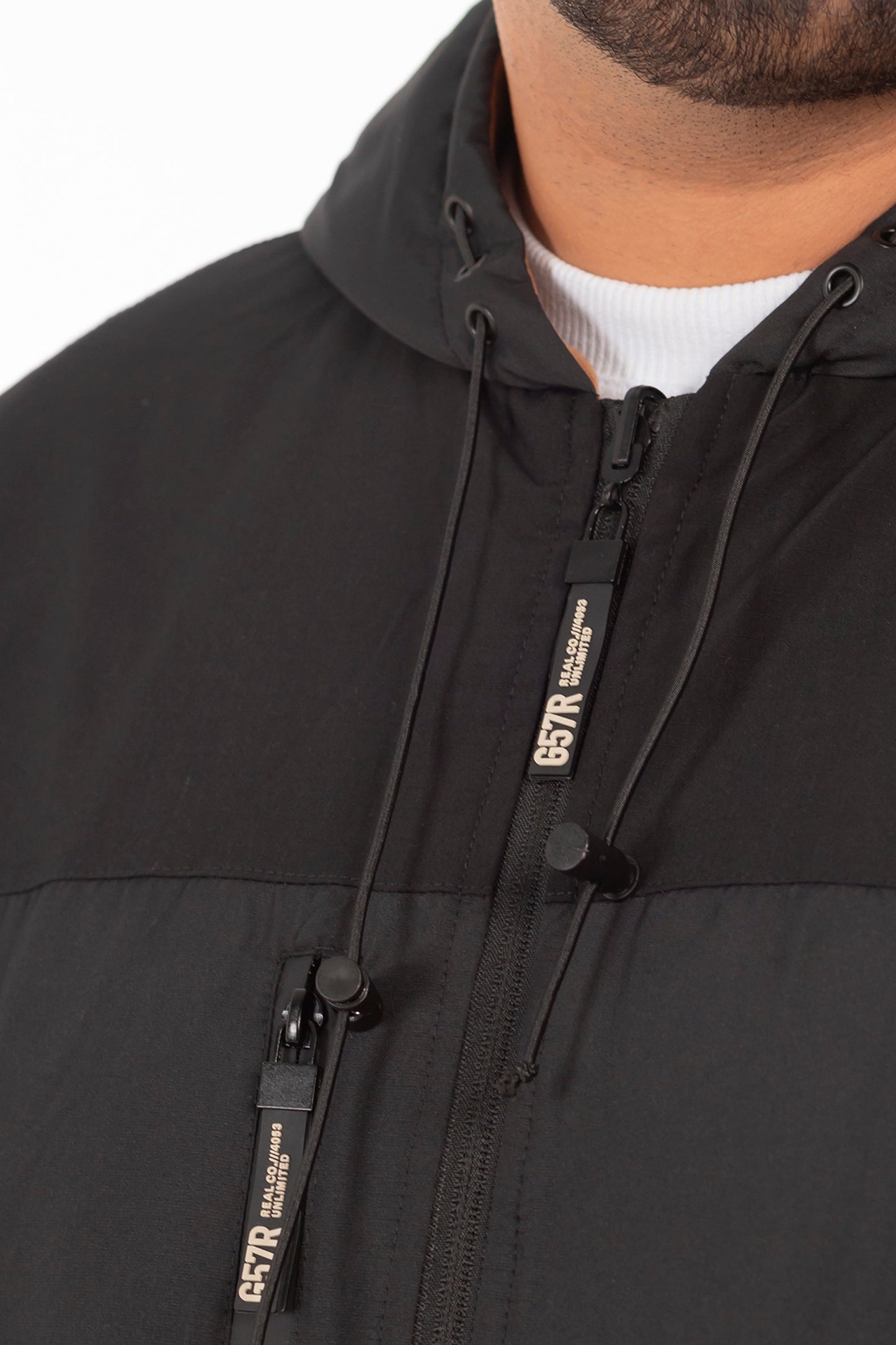 Plus Cortaviento Reversible Beacon Negro Gangster
