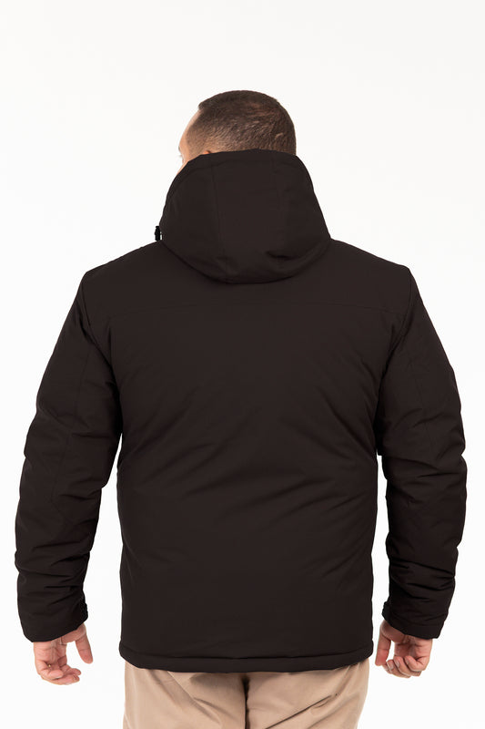 Plus Parka Tecnofusionada Artic Negro