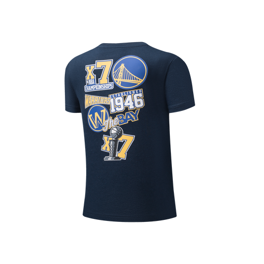 Teen Polera NBA Golden State Momentum Azul