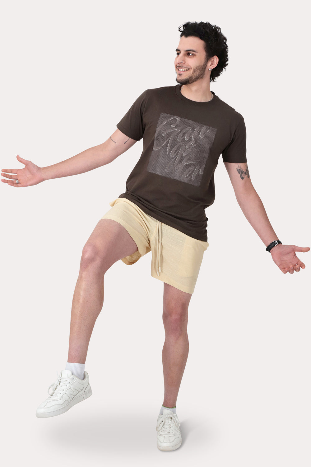 Short Algodón Coast Beige