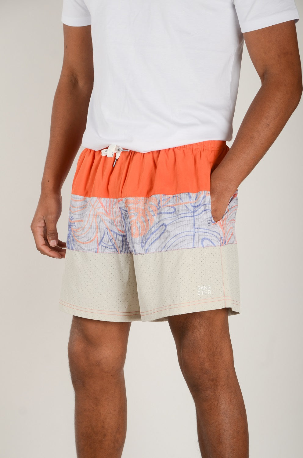 Teen Traje De Baño Orange Glit Naranjo Gangster