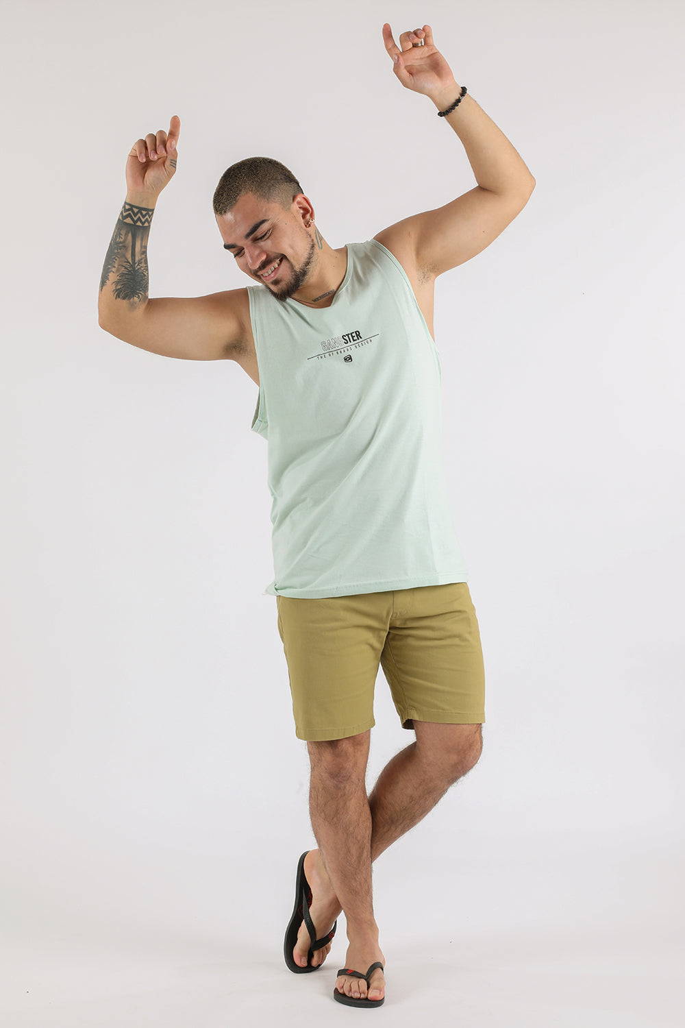 Polera Sm Mistake Verde Gangster