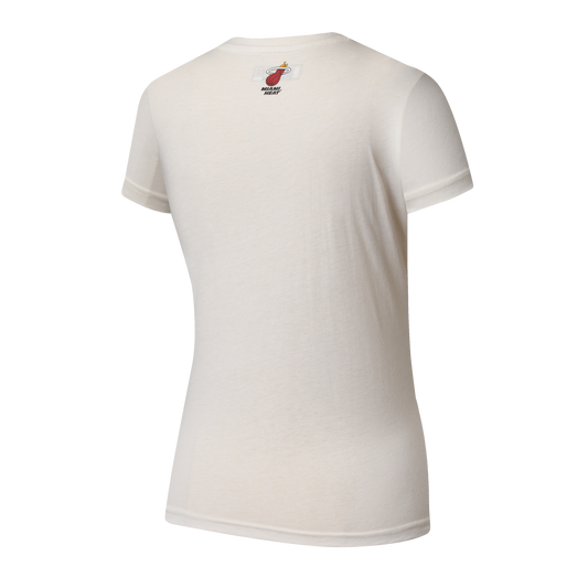 Polera Mc NBA Miami Heat Beige