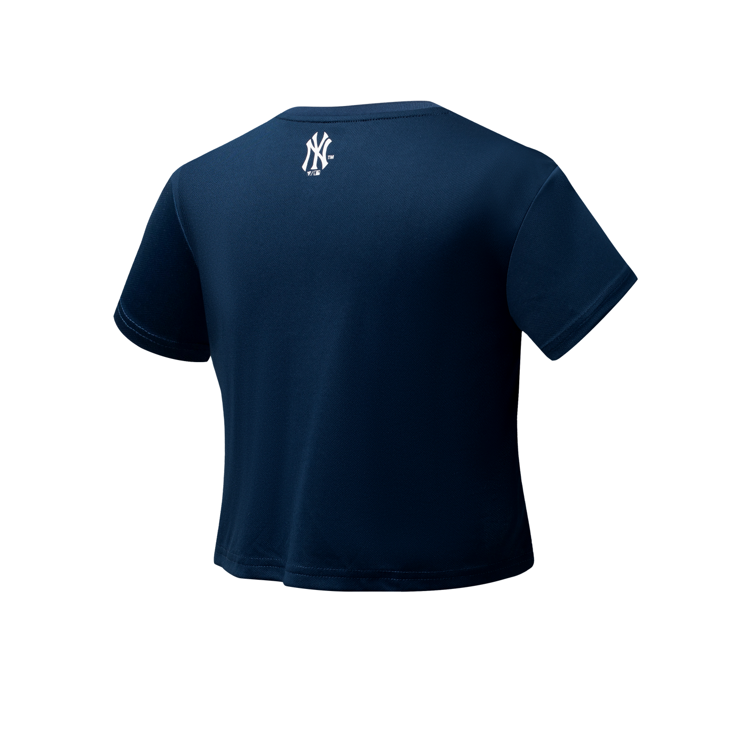 Polera Mc MLB Yankees Costo Boxy Crop Top Mesh Azul
