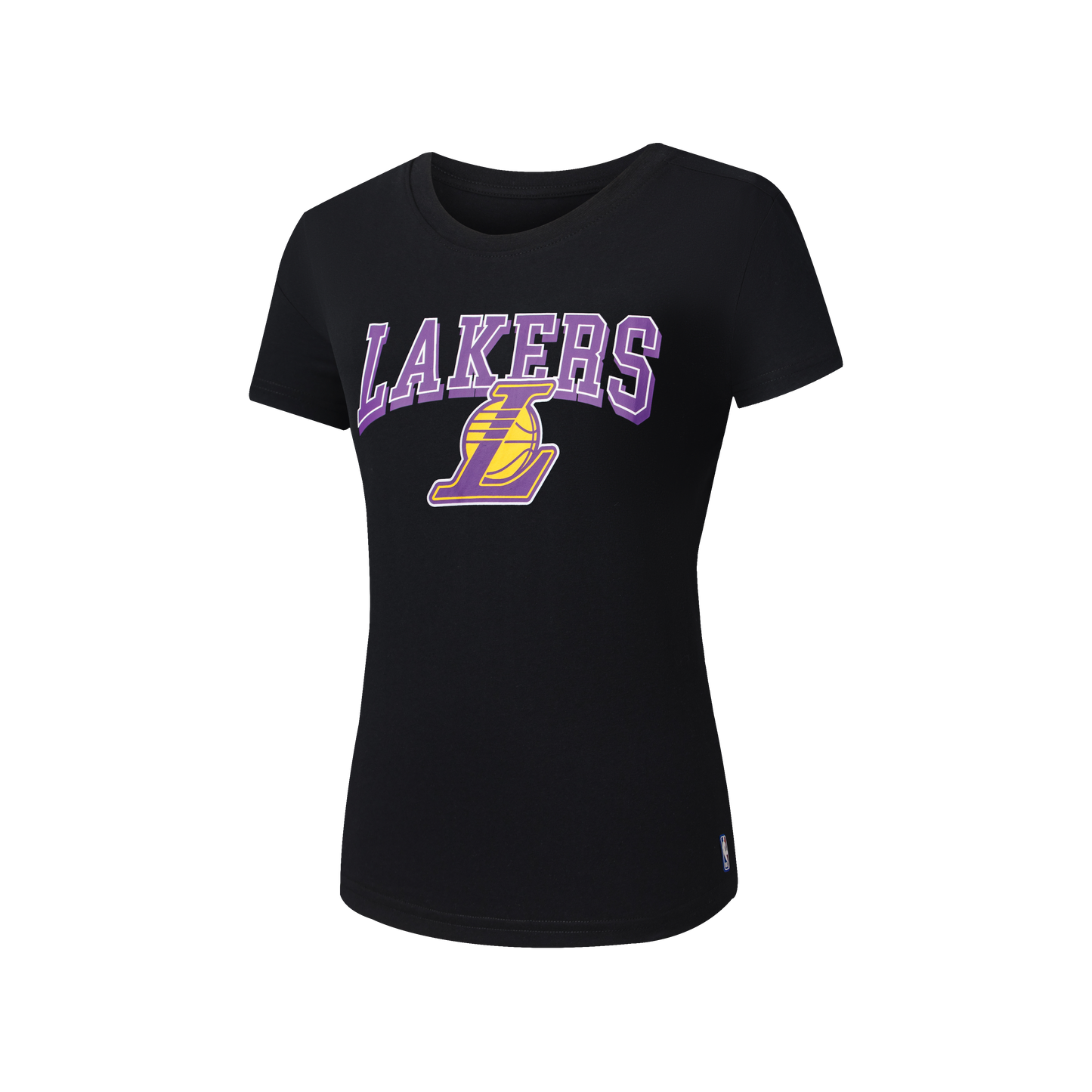 Polera Mc NBA Lakers Core Regular Fit Crew Neck Negro