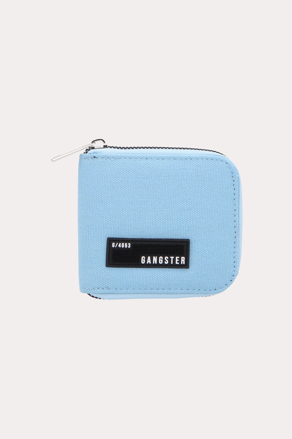 Billetera Deluxe Con Cierre Azul Gangster