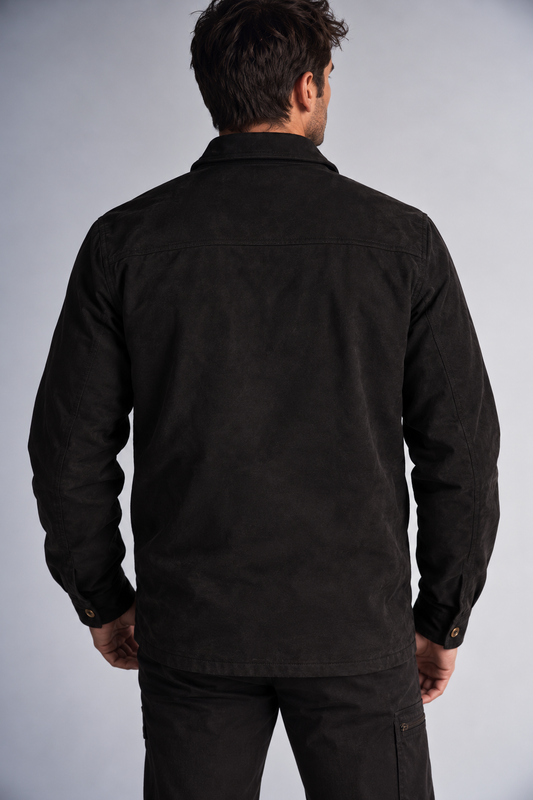 Chaqueta Overshirt Calm Negro