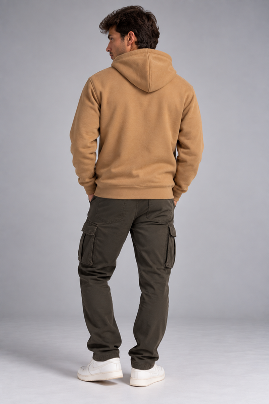 Poleron Fullzipper Path Cafe