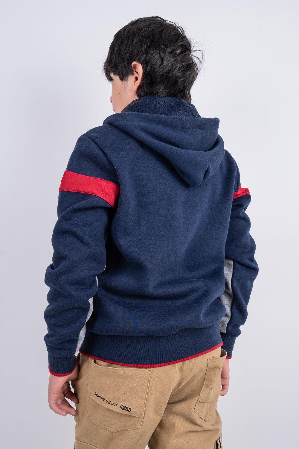 Teen Polerón Fullzipper Fleece Dino Azul Gangster - Gangster
