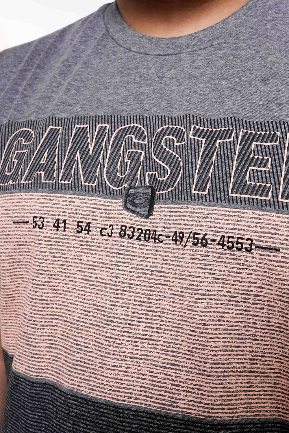 Plus Polera Mc Básica Intrigue Gris Gangster