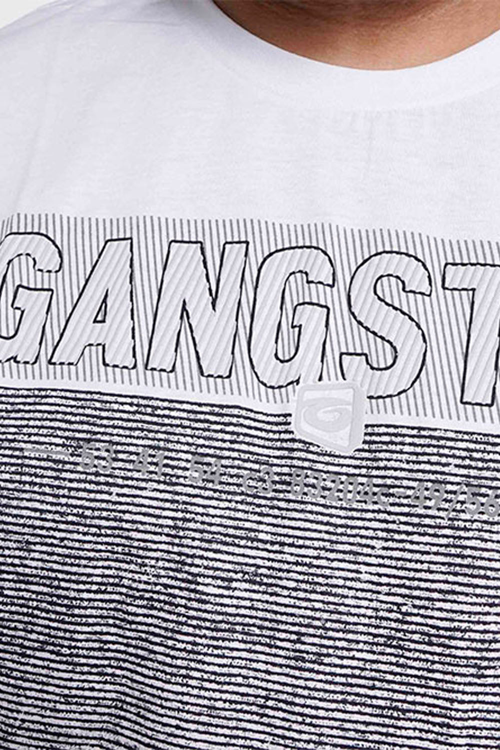 Plus Polera Mc Básica Intrigue Blanco Gangster