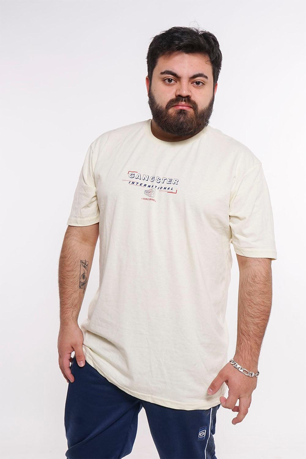 Plus Polera Mc Básica Malibu Amarillo Gangster - Gangster