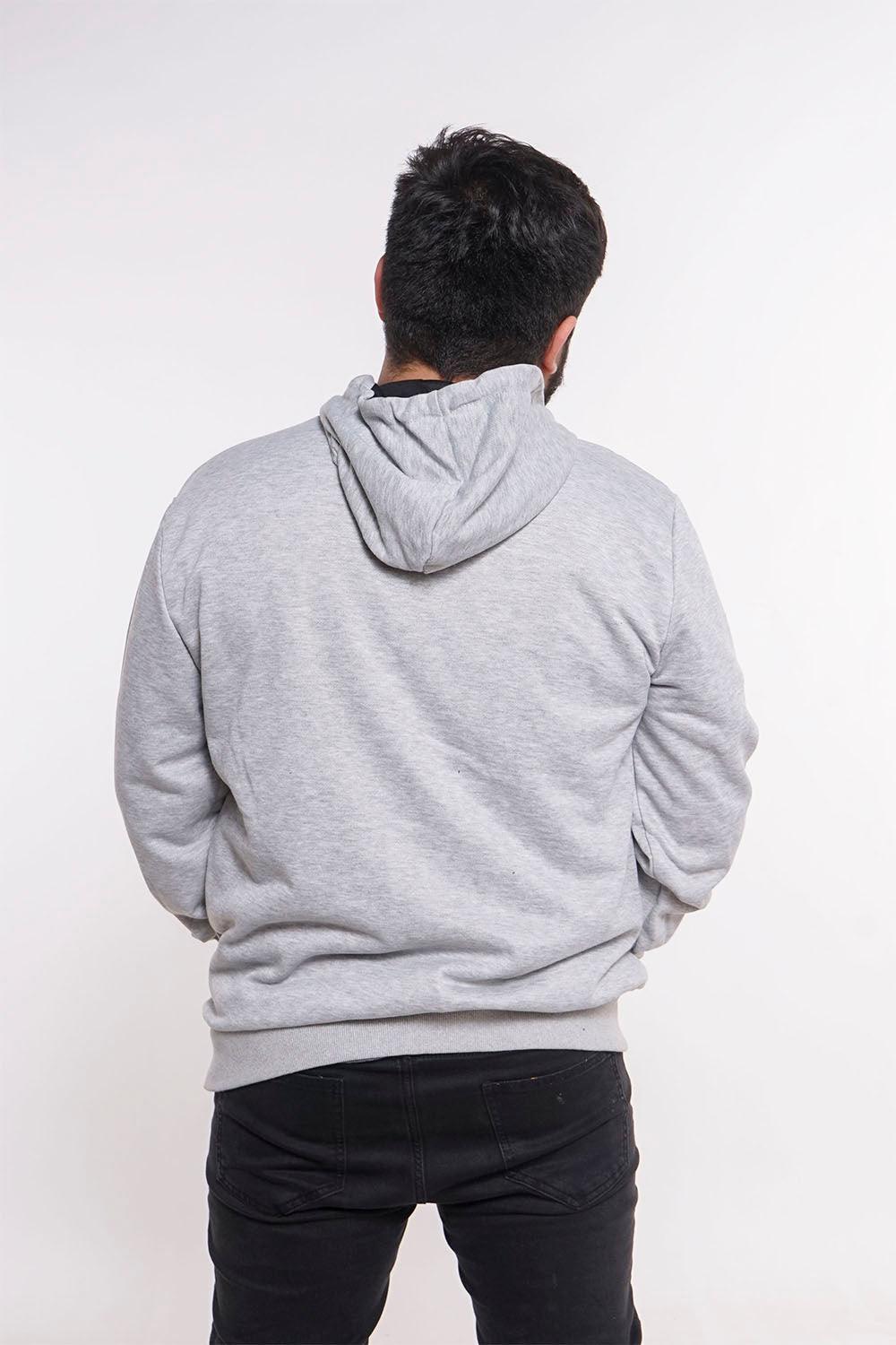 Plus Poleron Full Zipper Sili Gris Gangster - Gangster