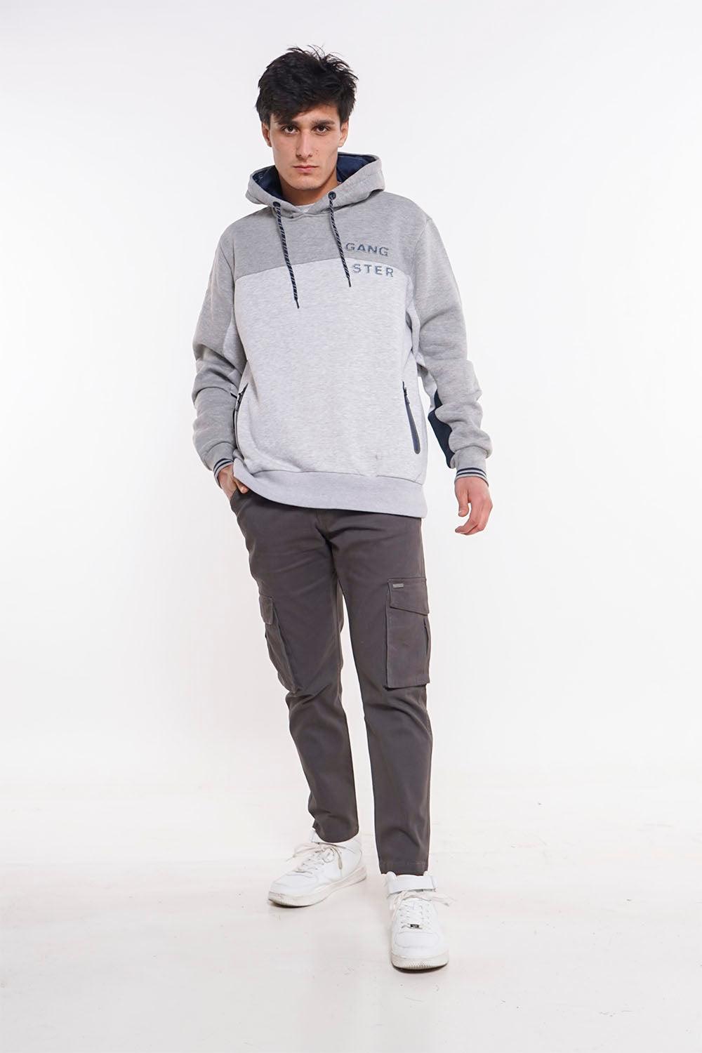Pantalon Jogger Canvas Tradicional Gris Gangster - Gangster