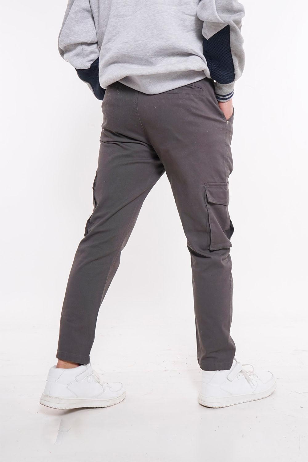 Pantalon Jogger Canvas Tradicional Gris Gangster - Gangster