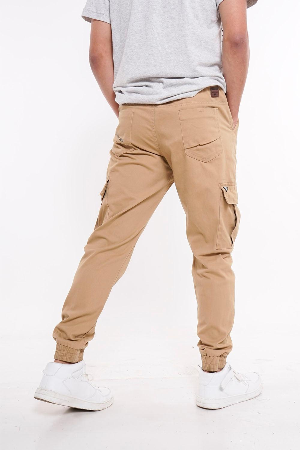 Pantalon Jogger Canvas Parachute Café Gangster - Gangster
