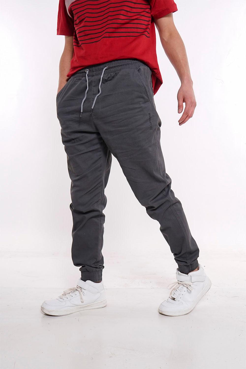 Pantalon Jogger Canvas Over Gris Gangster - Gangster