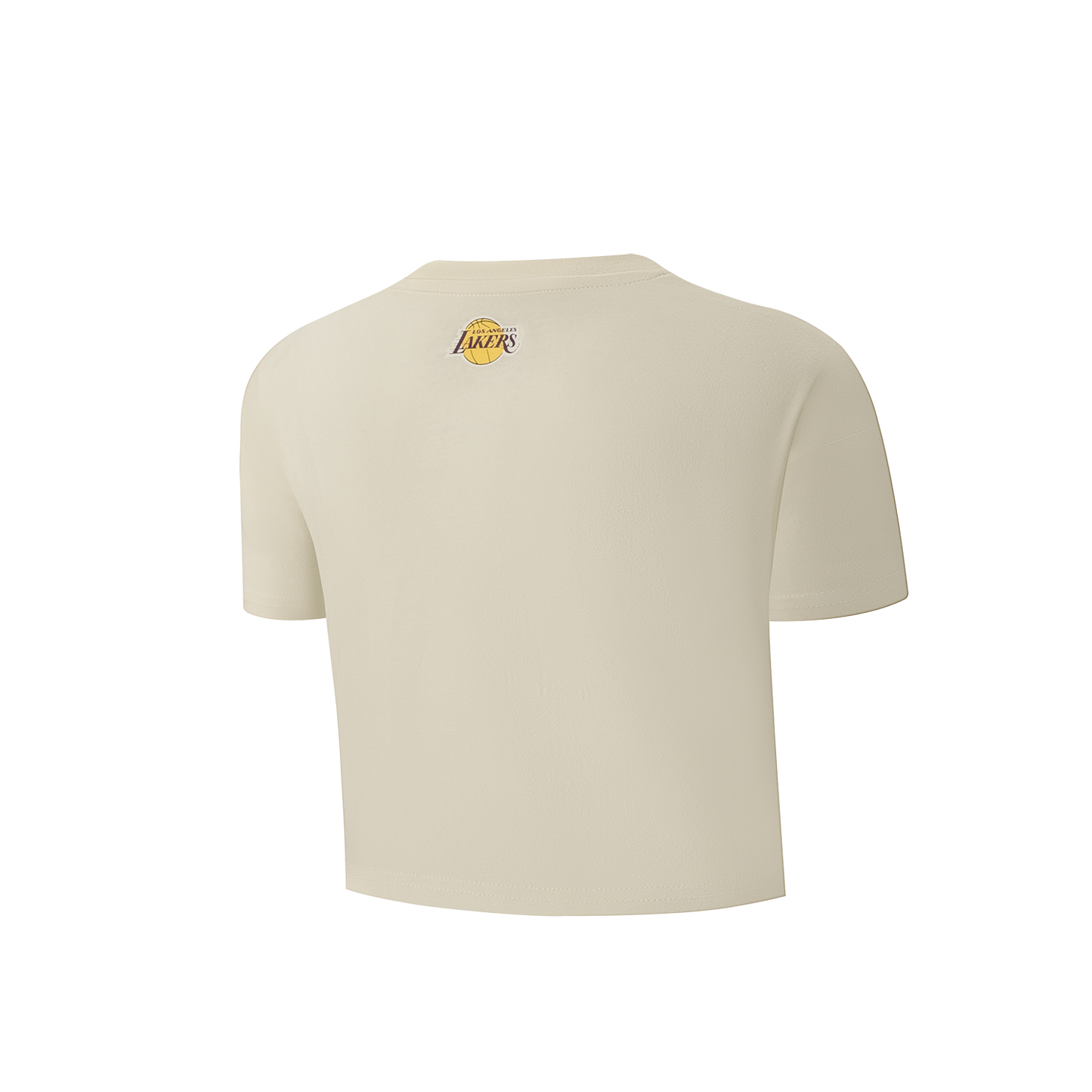 Polera Mc NBA Lakers Crop Top Beige