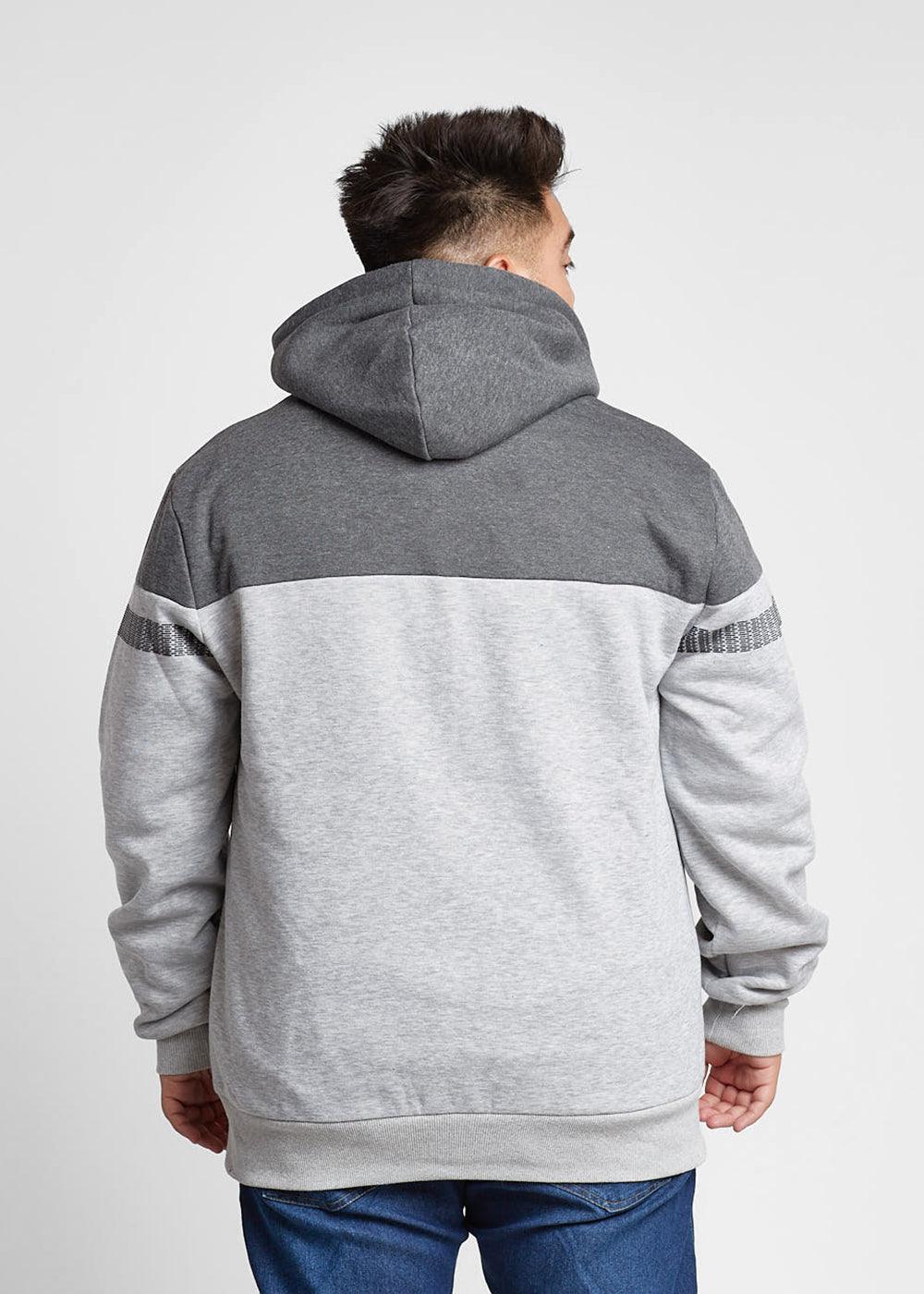 Plus Polerón Full Zipper Fleece Rubber Gris Gangster - Gangster