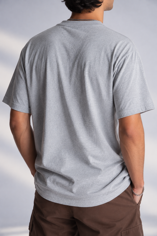 Plus Polera MC Basica Vine Gris