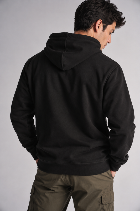 Poleron Hoodie Fleece Astoria Negro