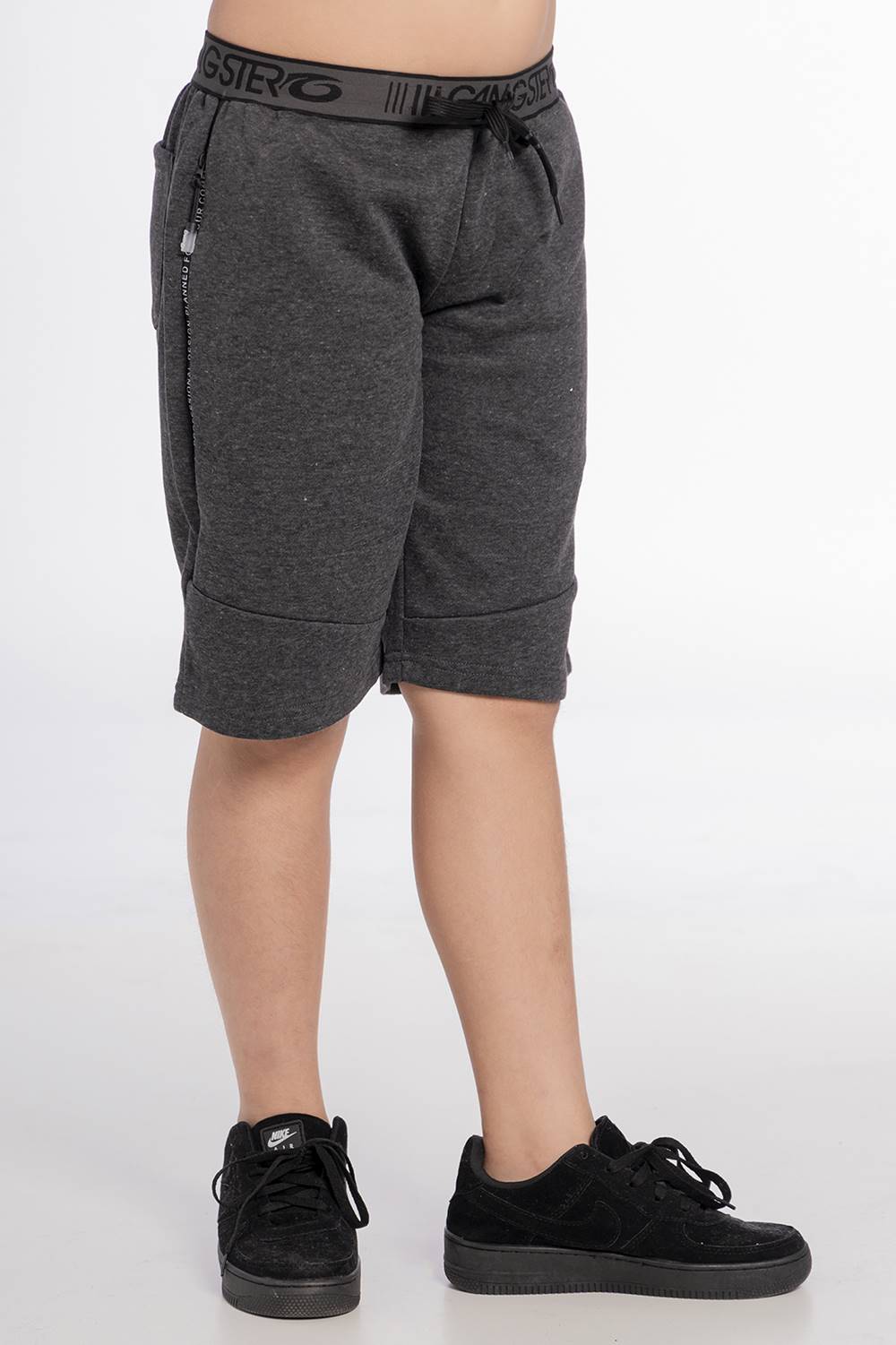 Teen Short Jogger Headband Gris Gangster