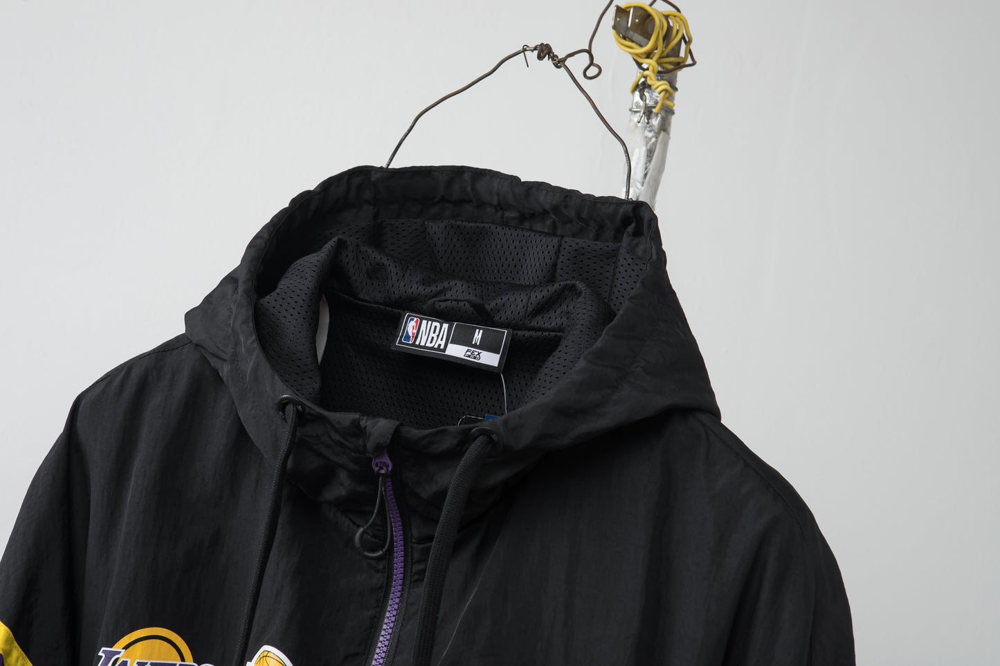 Cortaviento NBA Lakers Warm-up Negro