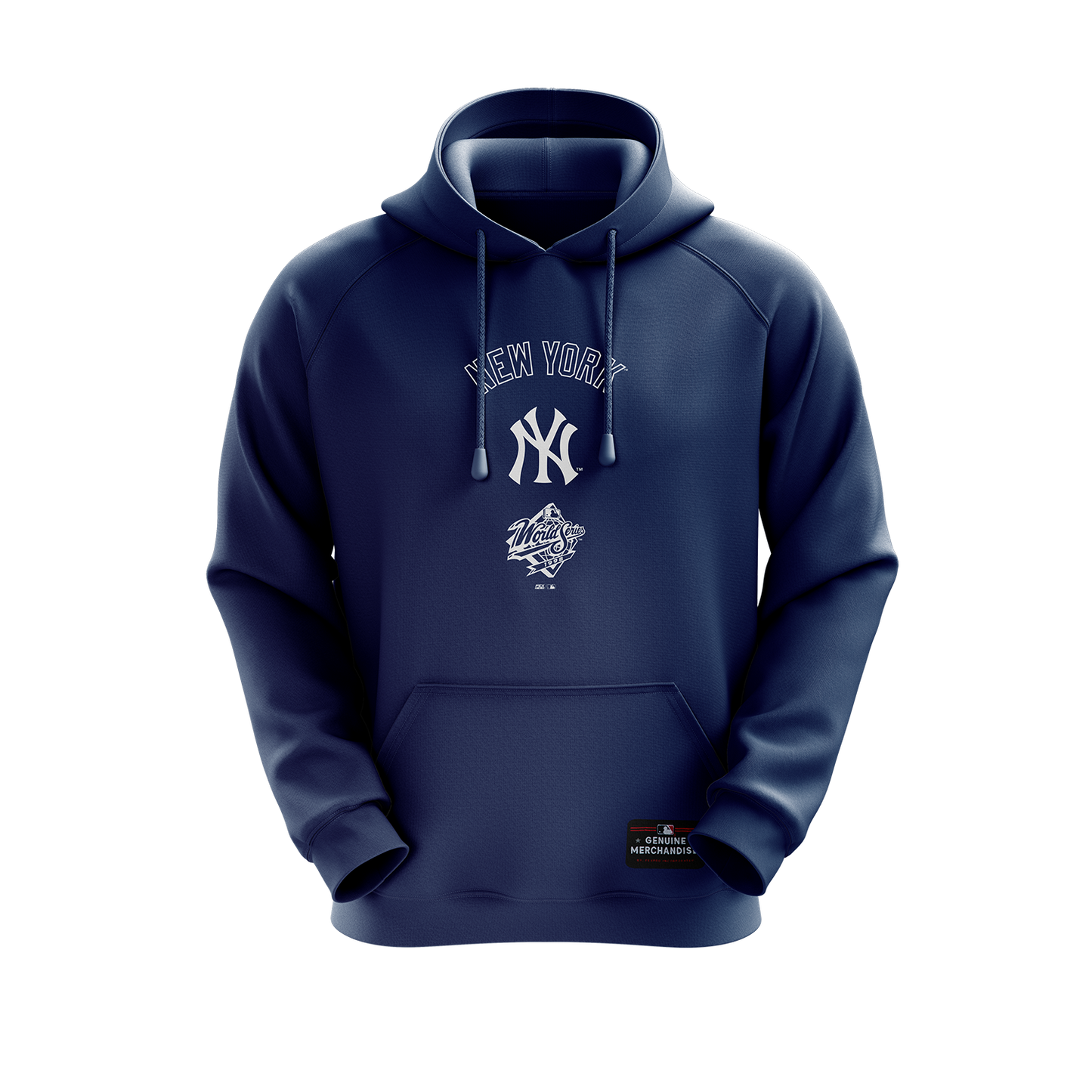 Poleron MLB Hoddie Fleece yankees Azul Marino