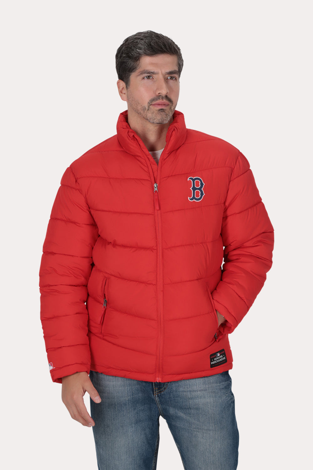 Parka MLB Red Soxs Rojo The Label Company