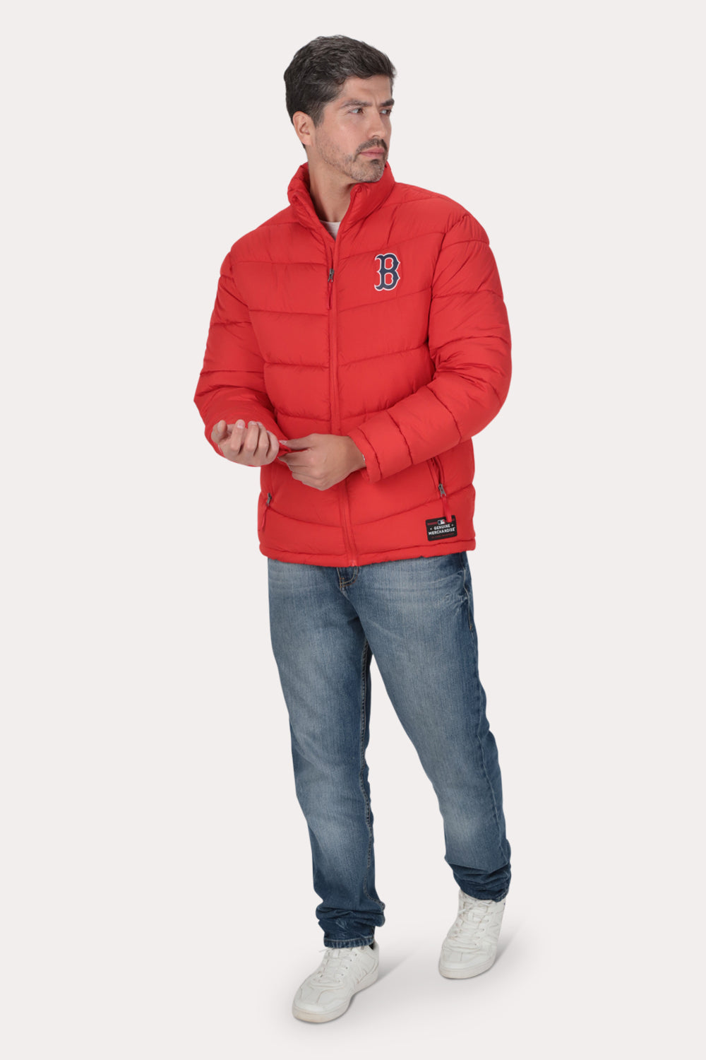 Parka MLB Red Soxs Rojo The Label Company