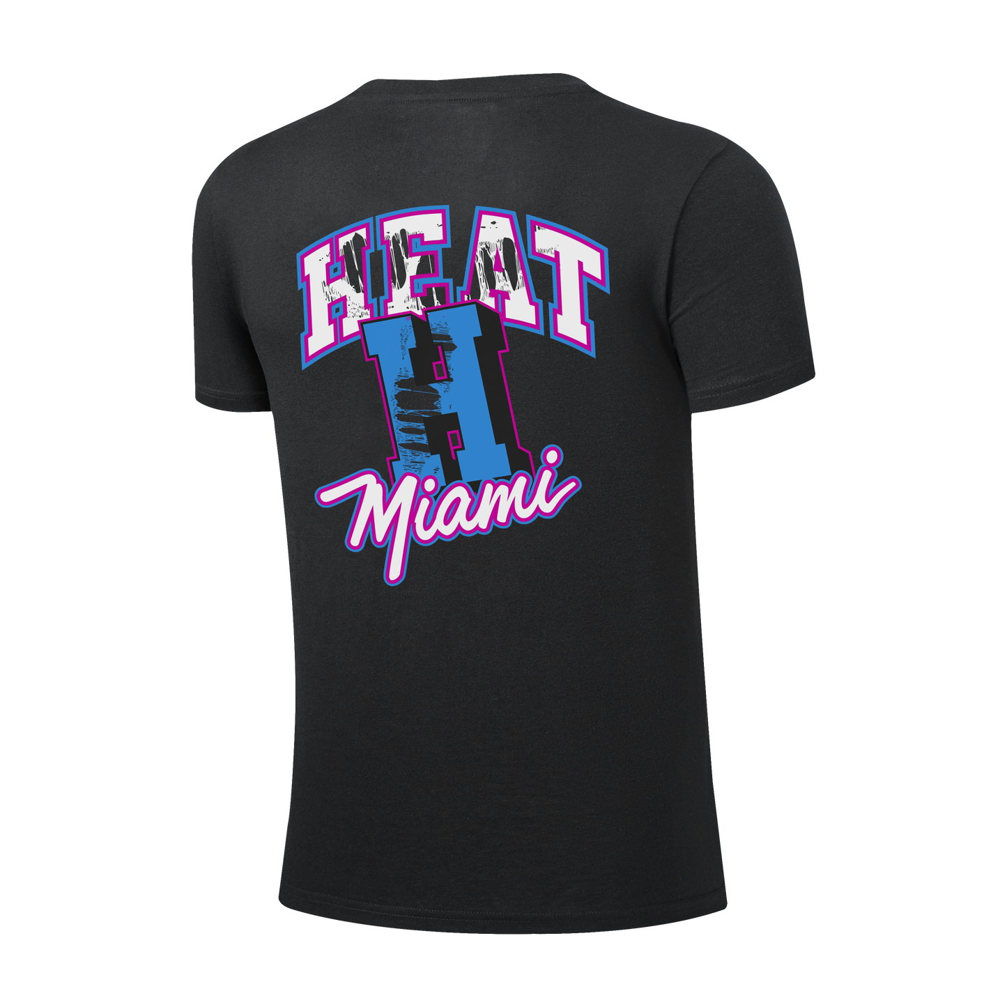 Polera NBA Miami Heat Grunge Negro