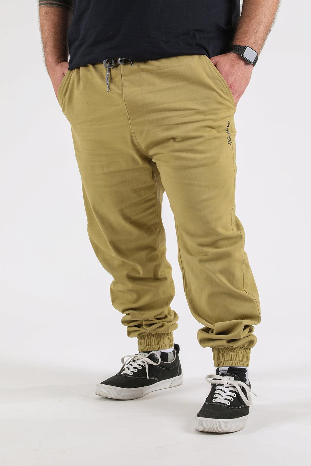 Plus Pantalon Jogger Canvas Over Kaki Gangster - Gangster