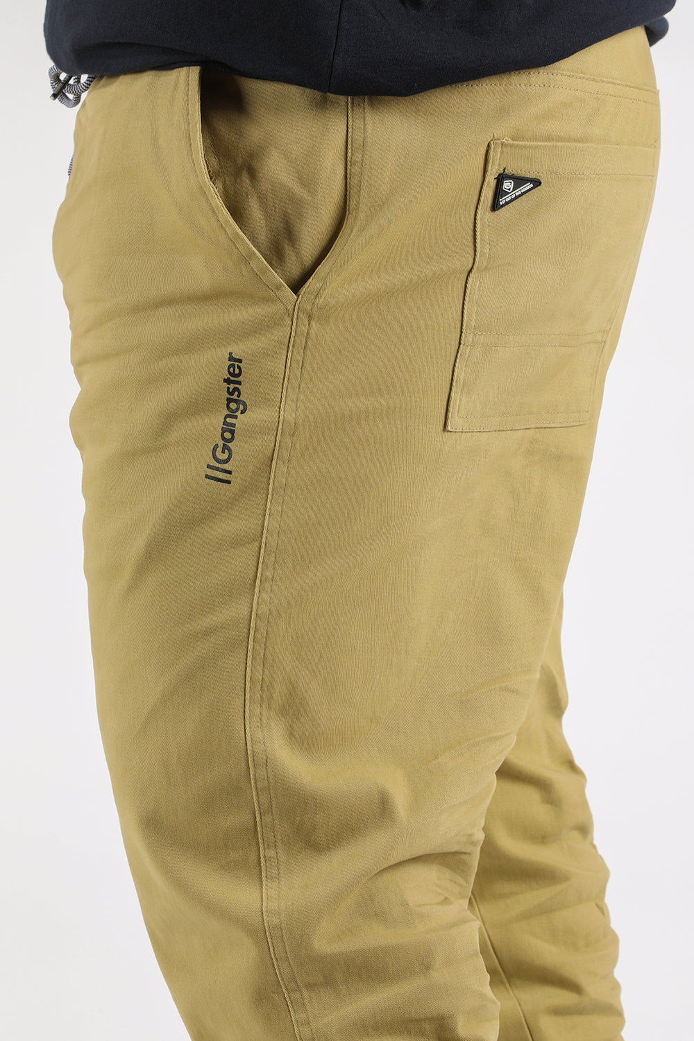 Plus Pantalon Jogger Canvas Over Kaki Gangster