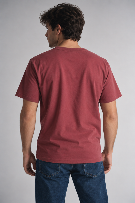 Plus Polera MC Basica Herald Vino