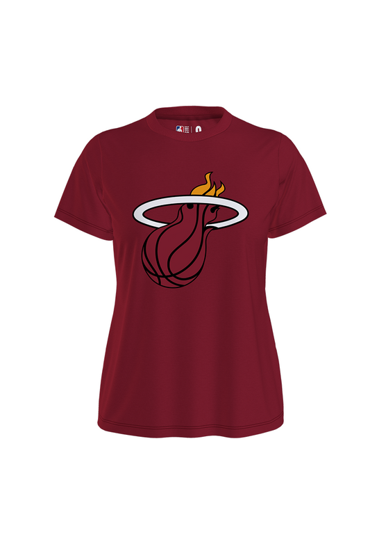 Polera NBA Miami Heat Flow Rojo