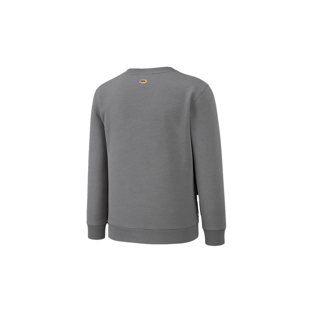 Poleron Crew NBA Lakers Loose Fit Gris