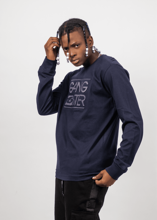 Polera ML Hope Azul Marino Gangster - Gangster