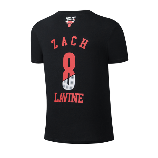 Polera NBA Chicago Bulls Rings Negro
