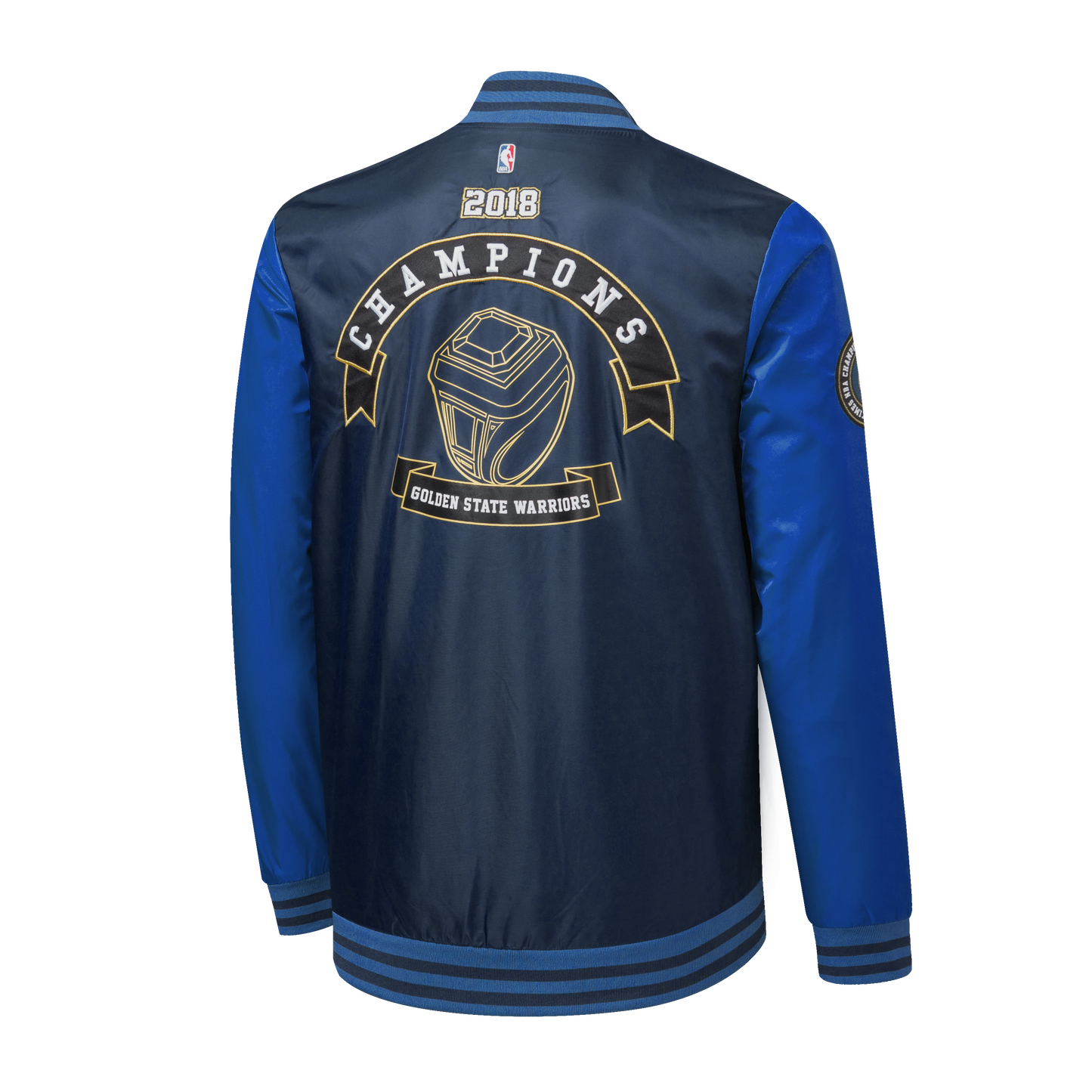 Chaqueta NBA Golden State Azul