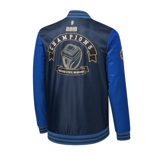 Chaqueta NBA Golden State Azul