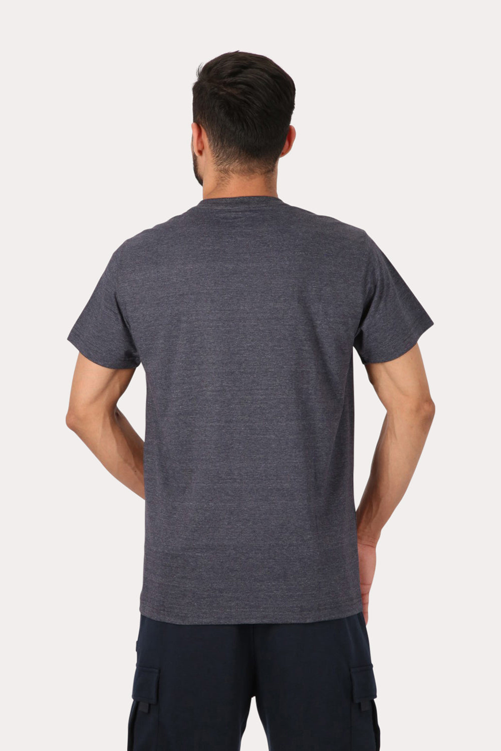 Polera Mc Básica  Leme Gris Gangster
